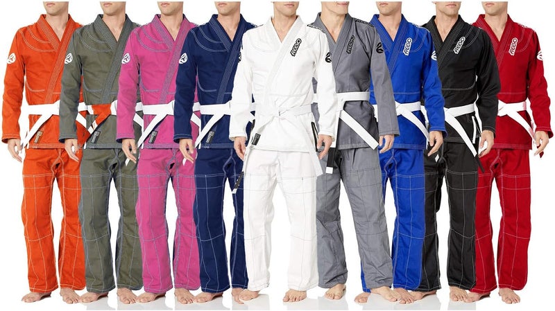 REEVO Store Guard Ultralight - Super Light - BJJ Gi for Kids and Adults - Brazillian Jiu Jitsu Uniform w/Free White Belt - Image 1